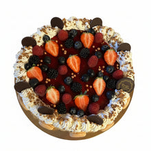 Afbeelding in Gallery-weergave laden, RONDE IJSTAART MET BOSVRUCHTEN EN FRAMBOZENCOULIS
